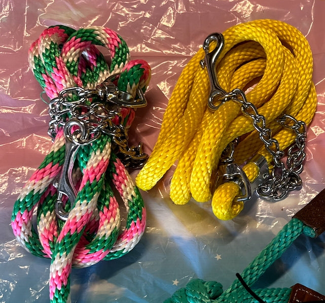 Lead ropes with chain
