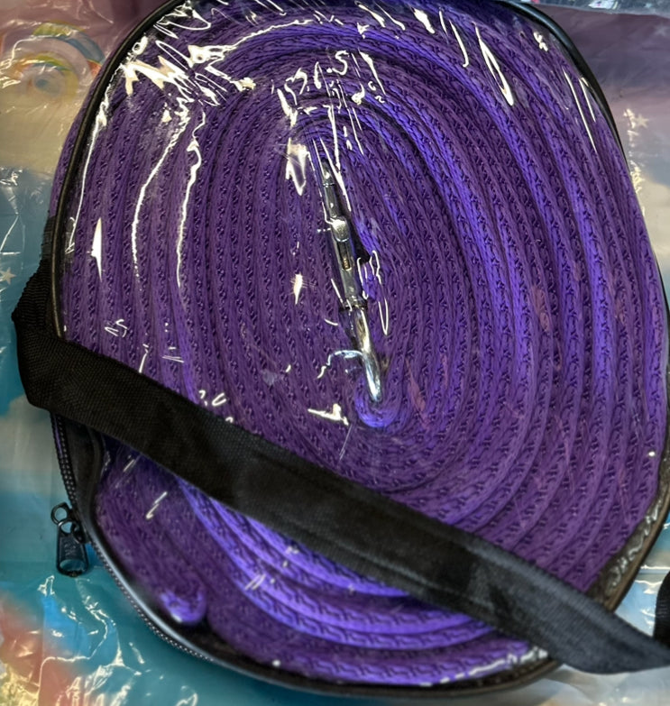 Purple cotton lunge line