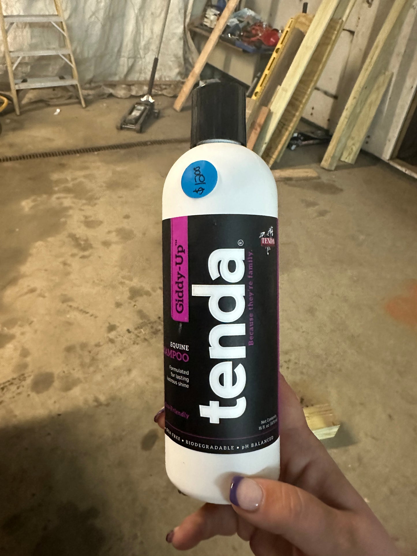 Tundra horse shampoo