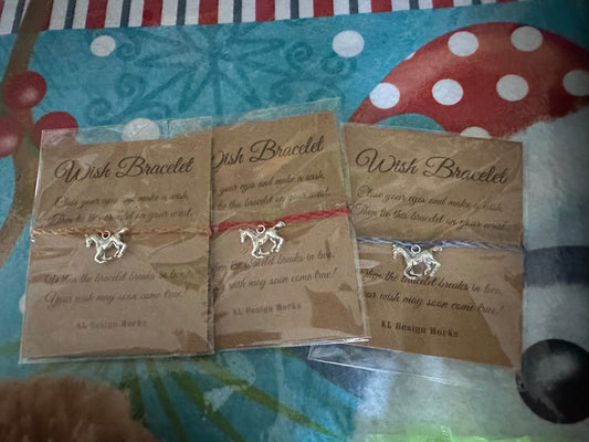 Horse wish bracelets