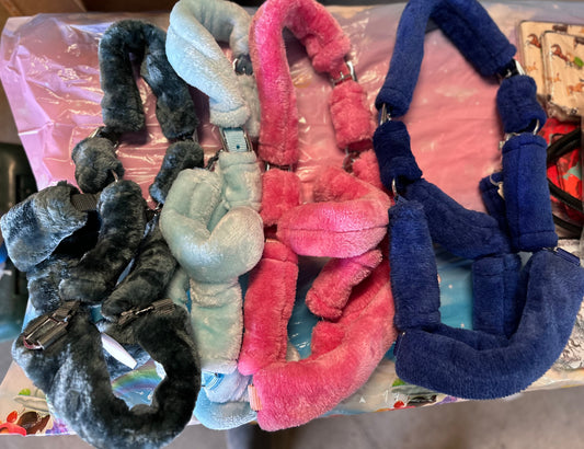 Fleece shipping halters