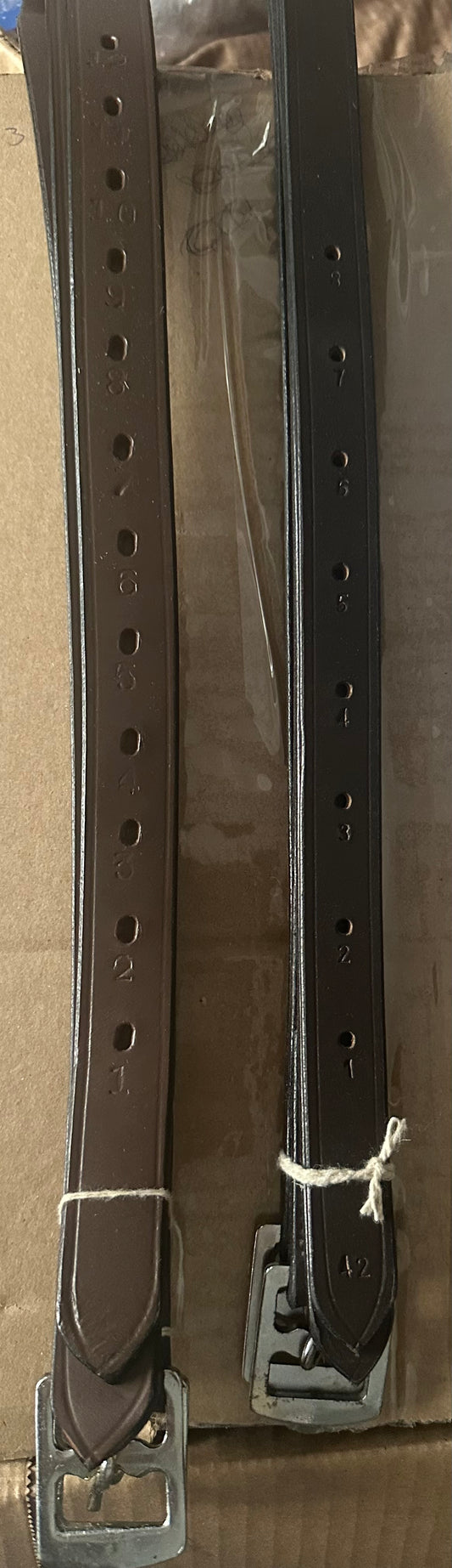 English stirrup leathers